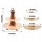 14 in Natural 3 Tier Cardboard Stand Wooden Print CUPCAKE DISPLAY Tower Party